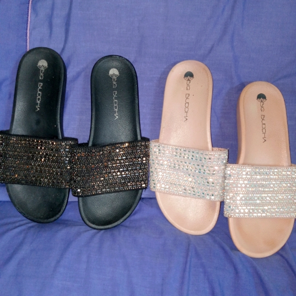 2 pair BIG BUDDHA SLIDES